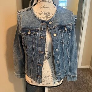 NWT Banana Republic Denim Jacket Size Petite Medium